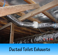 electrical ducted toilet exhausts